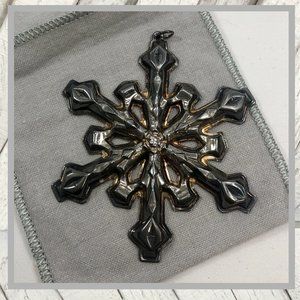 Vintage Gorham Silverplated 1980 Snowflake Ornament